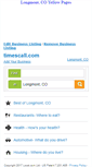 Mobile Screenshot of localbizsearch.timescall.com