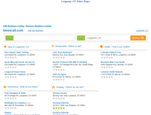 Tablet Screenshot of localbizsearch.timescall.com